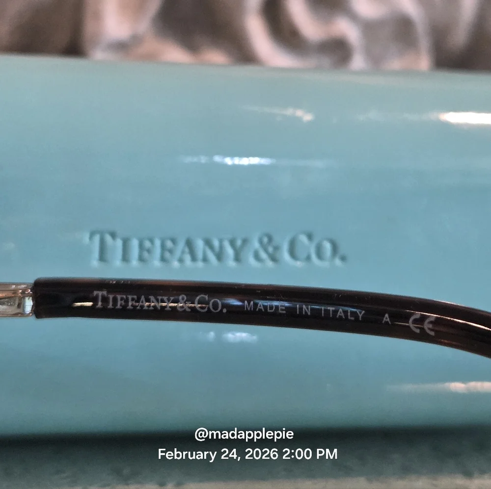 Tiffany & Company TF 2066 Eyeglass Frames Only Demo Lenses Luxury Designer #172